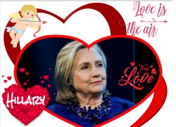 ? Hillary Heart Throb ? Meme Template