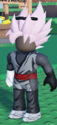 Roblox Goku black who is actually black Meme Template