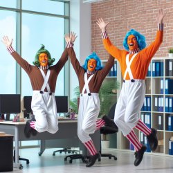 umpa lumpas felizes Meme Template