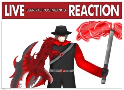 Live Darktopus mepios reaction Meme Template