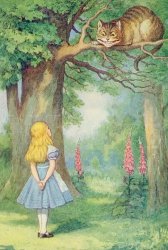 Alice and Cheshire Meme Template