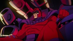 Magneto on throne X-Men '97 Meme Template