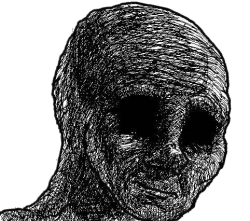 withered wojak Meme Template