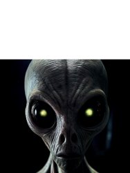 Alien Witnessing Meme Template