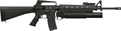 Colt M16A2 with M203 Meme Template