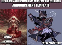 Elesh Norn and Seraphina shared temp Meme Template