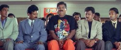 Jagathy Sitting in Middle Meme Template