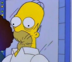 Homer resisting Meme Template