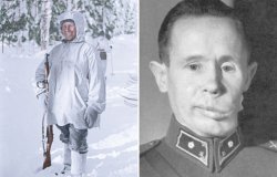 Simo Häyhä before and after encountering Russians Meme Template