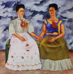 the two fridas Meme Template