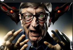 Bill Gates as Demon Meme Template