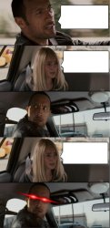 The Rock Driving Extended Meme Template