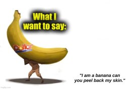 gojo's banana template made by DarthSwede Meme Template