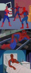 Spiderman x5 Meme Template