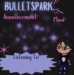 BulletSpark. Announcement Template by MC Meme Template