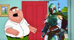 Peter and Boba Fett Meme Template