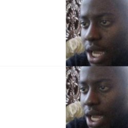 Disappointed black guy twice Meme Template