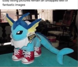 Drippy Vaporeon Meme Template