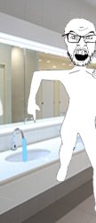 Wojak Washroom Meme Template