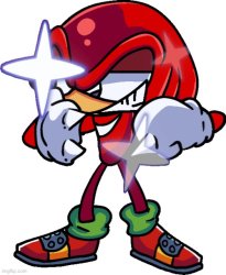 Low tier knuckles Meme Template