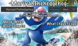 MariyahThehedgehog Temp Meme Template