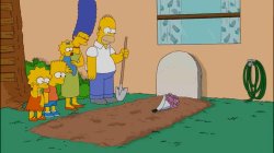 The Simpsons mourn who Meme Template
