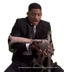 Will. Smith no aprueba squid  hombres de negro men in black Meme Template