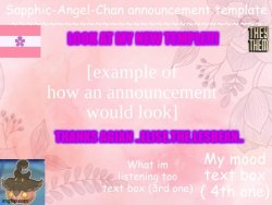 Sapphic_angel_chan template Meme Template