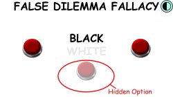 The Paint Explainer's False Dilemma Fallacy Meme Template