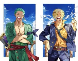 Zoro and sanji Meme Template