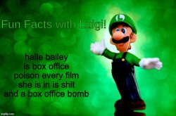 fun facts with luigi Meme Template