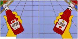 ketchup catsup simpsons Meme Template