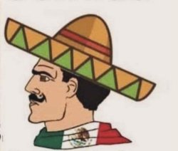Mexican Chad Meme Template