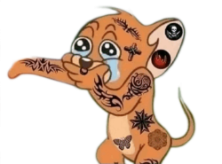 Jerry tatuado llorando Meme Template