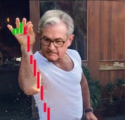 Inflation salt bae jerome powell Meme Template