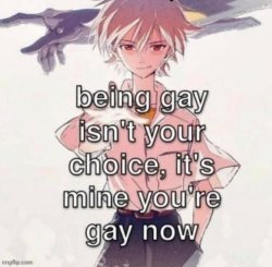 You're gay now Meme Template
