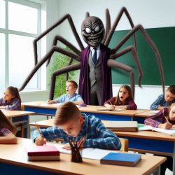 scary monster classroom Meme Template