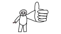 Creepy Thumbs Up Meme Template