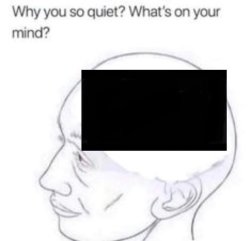 What’s on your mind Meme Template