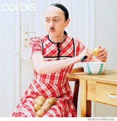Hitler Housewife Meme Template