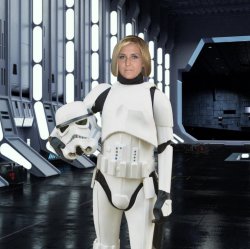 Unhappy female stormtrooper Meme Template
