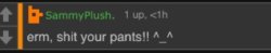Sammy shit your pants Meme Template