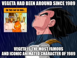 vegeta since 1989 Meme Template