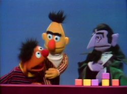 Burt, Ernie & the Count Meme Template