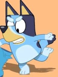 Anger bluey Meme Template