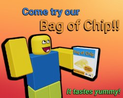 Bag of Chip advertisement Meme Template