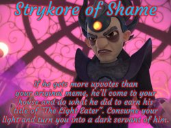 Strykore of Shame Meme Template