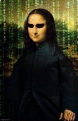 Matrix Mona Meme Template