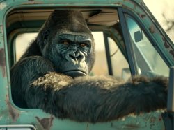 Gorilla Driver Meme Template