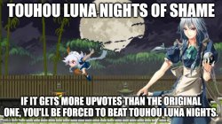 Touhou Luna Nights of shame Meme Template